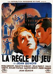 The poster for the French movie The Rules of the Game
