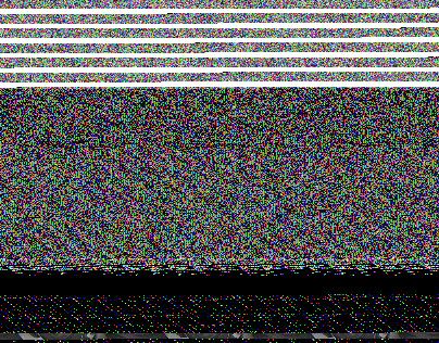 a screen with several glitches